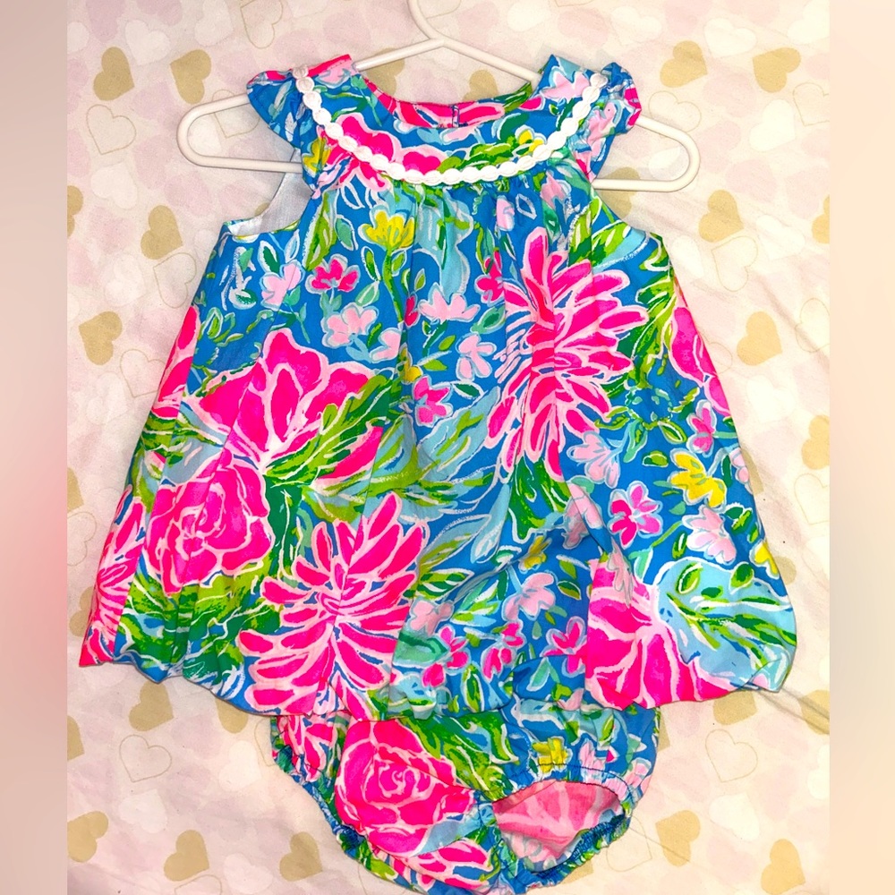 Baby Lilly Pulitzer Infant dress set 6-12 M